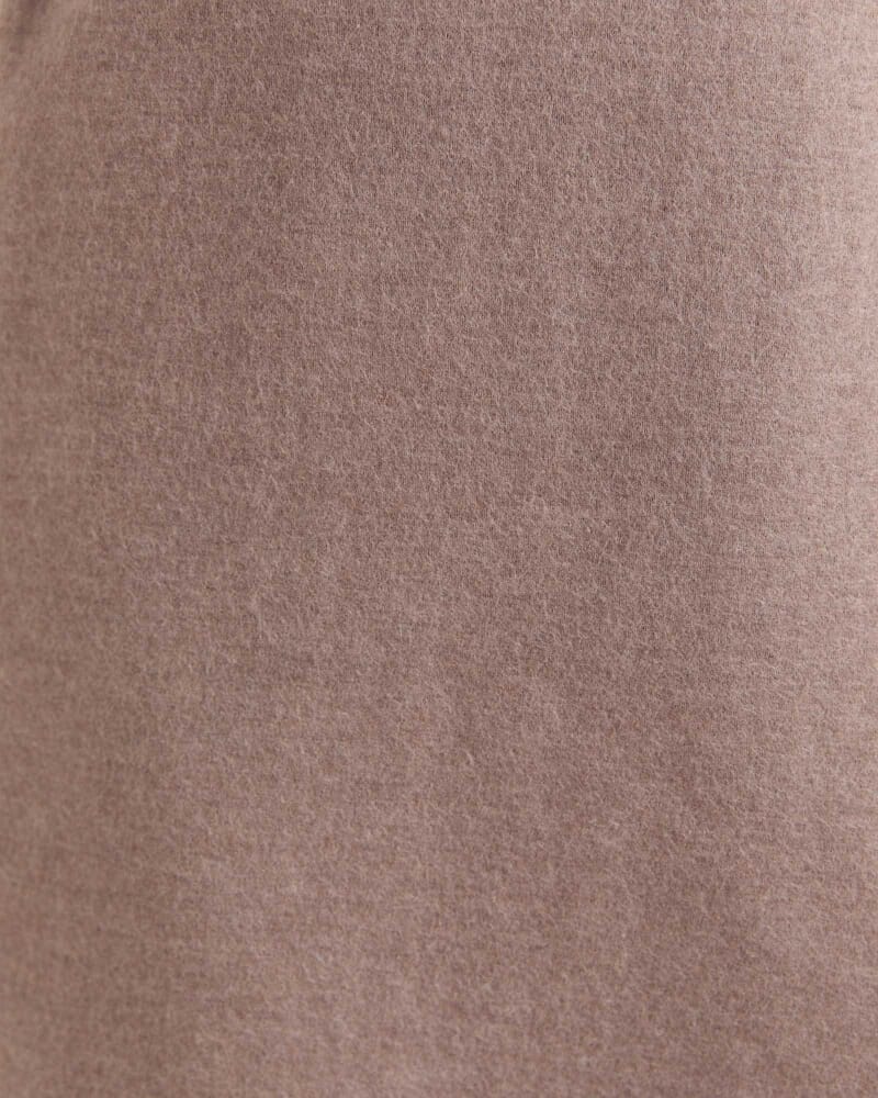 Karla Wool Longline Trench Coat in MINK