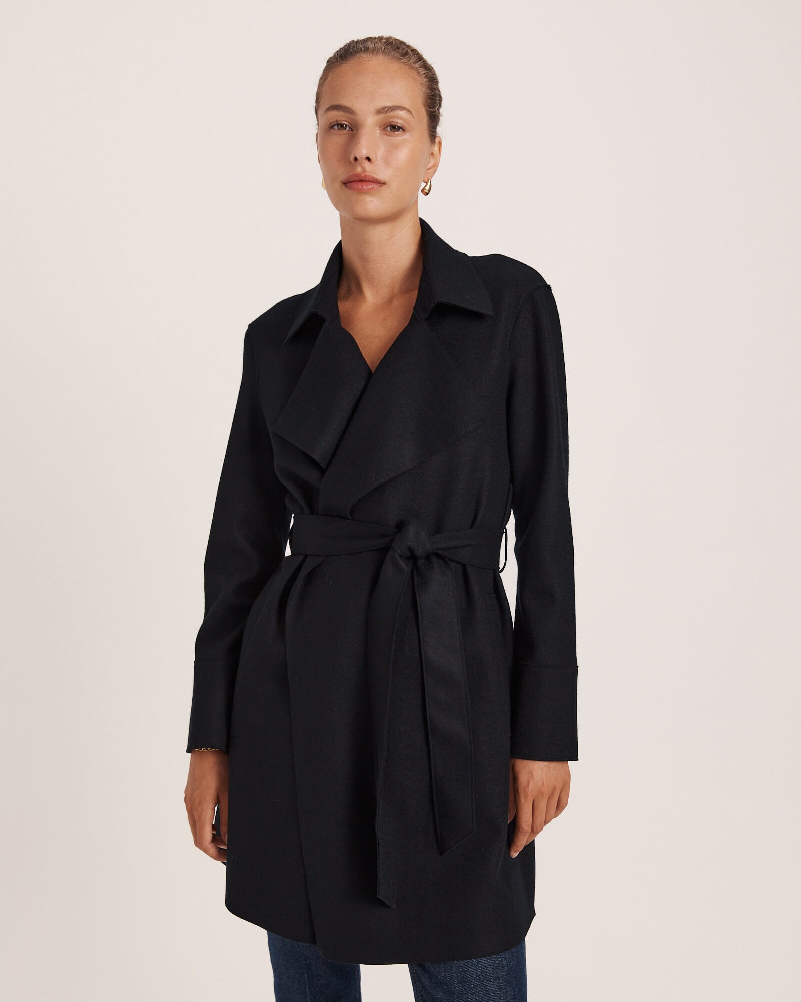 Karla Wool Short Trench