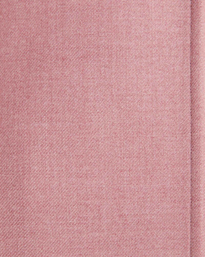 Prudence Wool Long Coat in BLUSH MELANGE