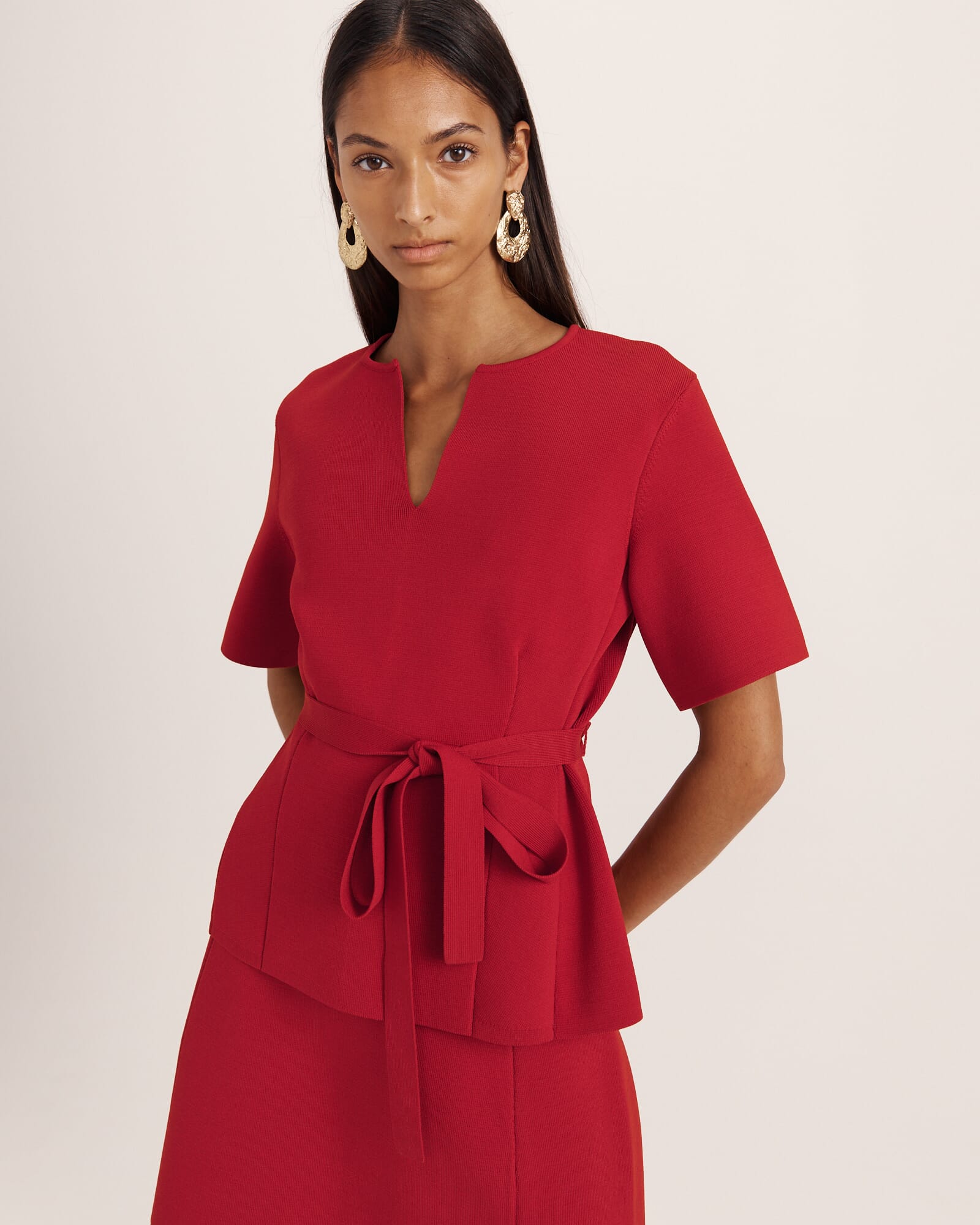 Mia Milano Belted Top