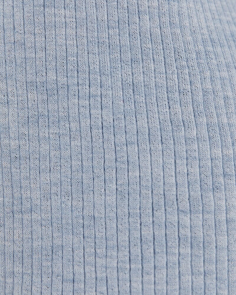 Franka Merino Wool Cardigan in CHAMBRAY