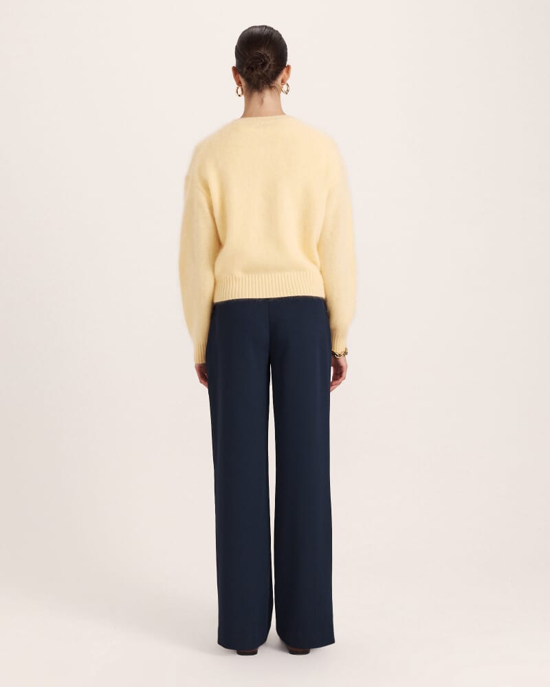 Wynter Wool Cashmere Cardigan in SUNSHINE