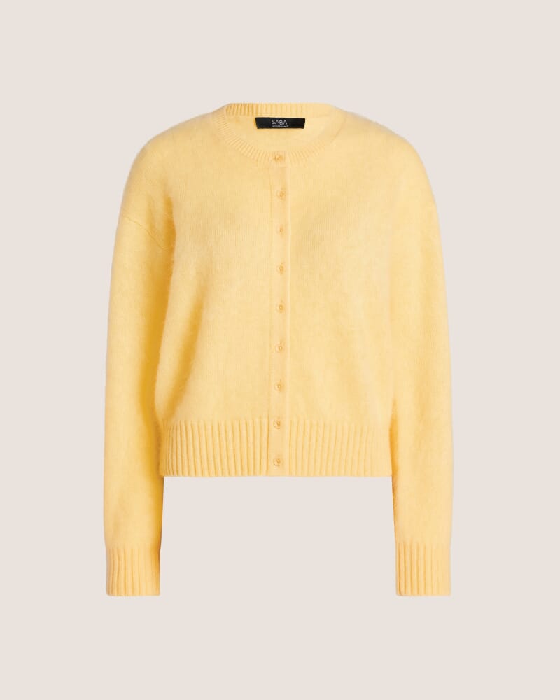 Wynter Wool Cashmere Cardigan in SUNSHINE