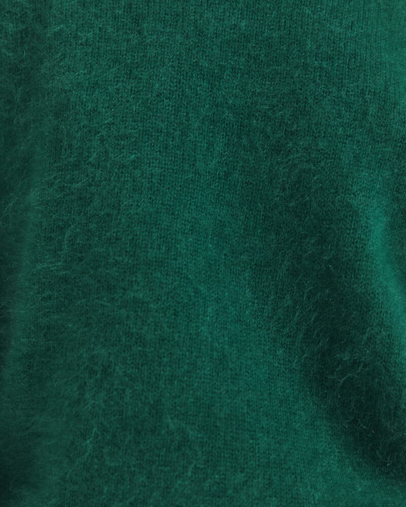 Wynter Wool Cashmere Sweater in EMERALD