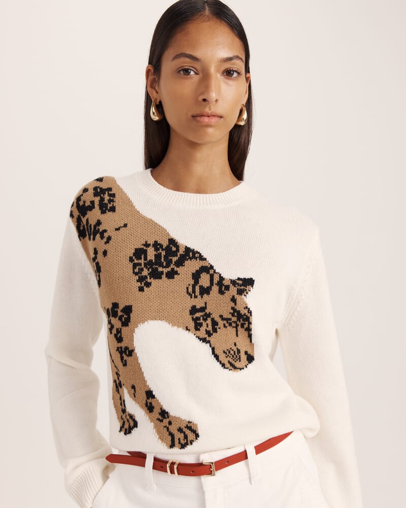 Claudia Wool Jaggar Knit in MULTI