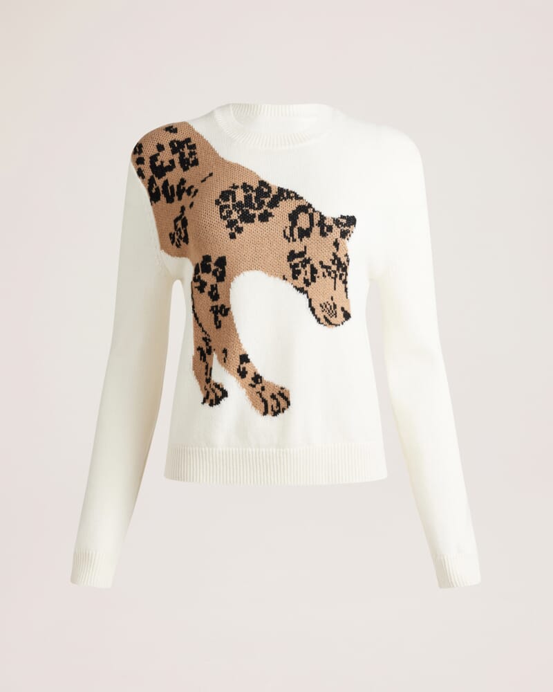 Claudia Wool Jaggar Knit in MULTI