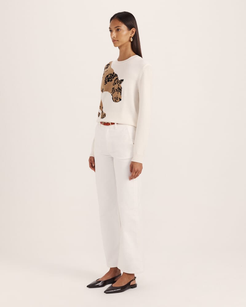 Claudia Wool Jaggar Knit in MULTI