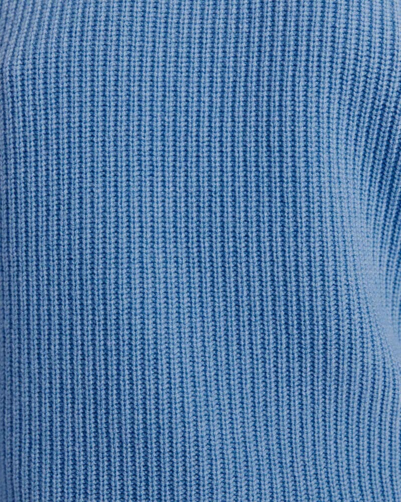 Nora Wool Cashmere Batwing Knit in BLUEBELL