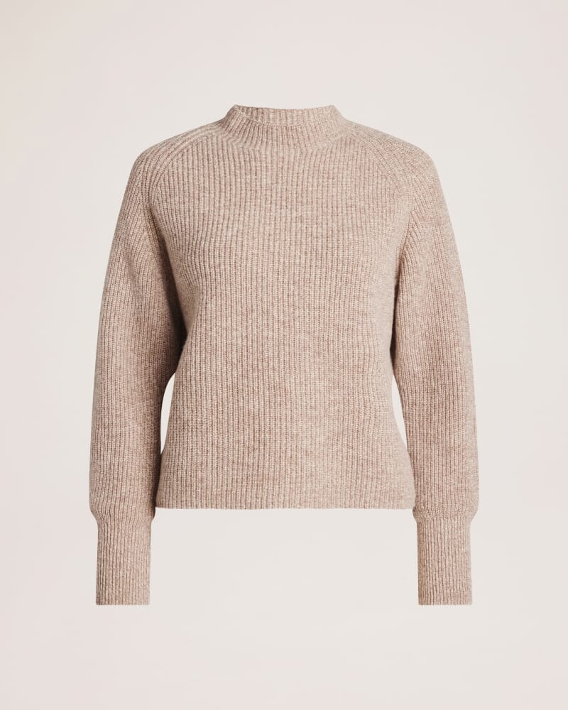 Nora Wool Cashmere Batwing Knit in OATMEAL MELANGE