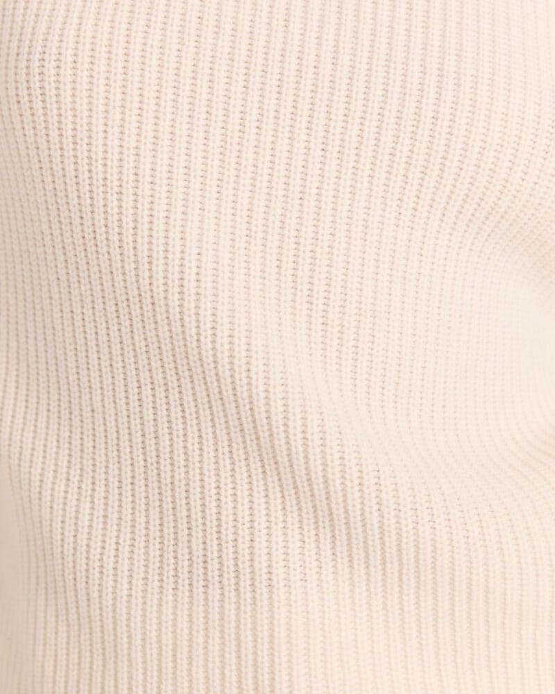 Nora Wool Cashmere Batwing Knit in VANILLA