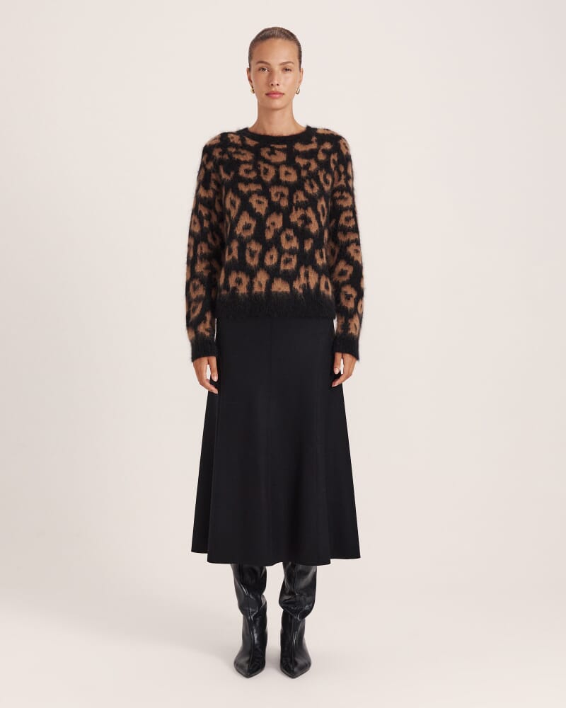 Minnie Mohair Animal Knit in MULTI