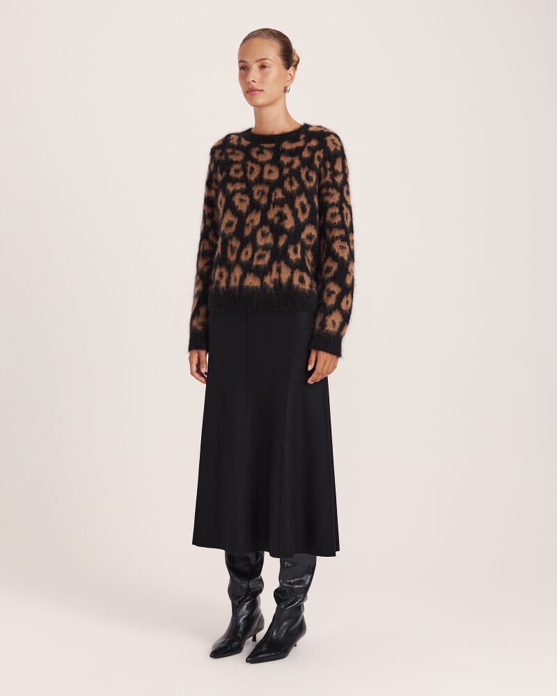 Minnie Mohair Animal Knit in MULTI