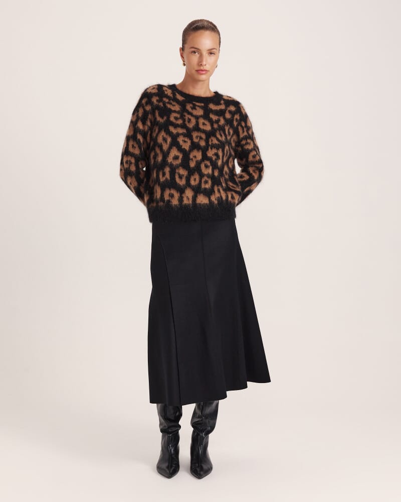 Minnie Mohair Animal Knit in MULTI