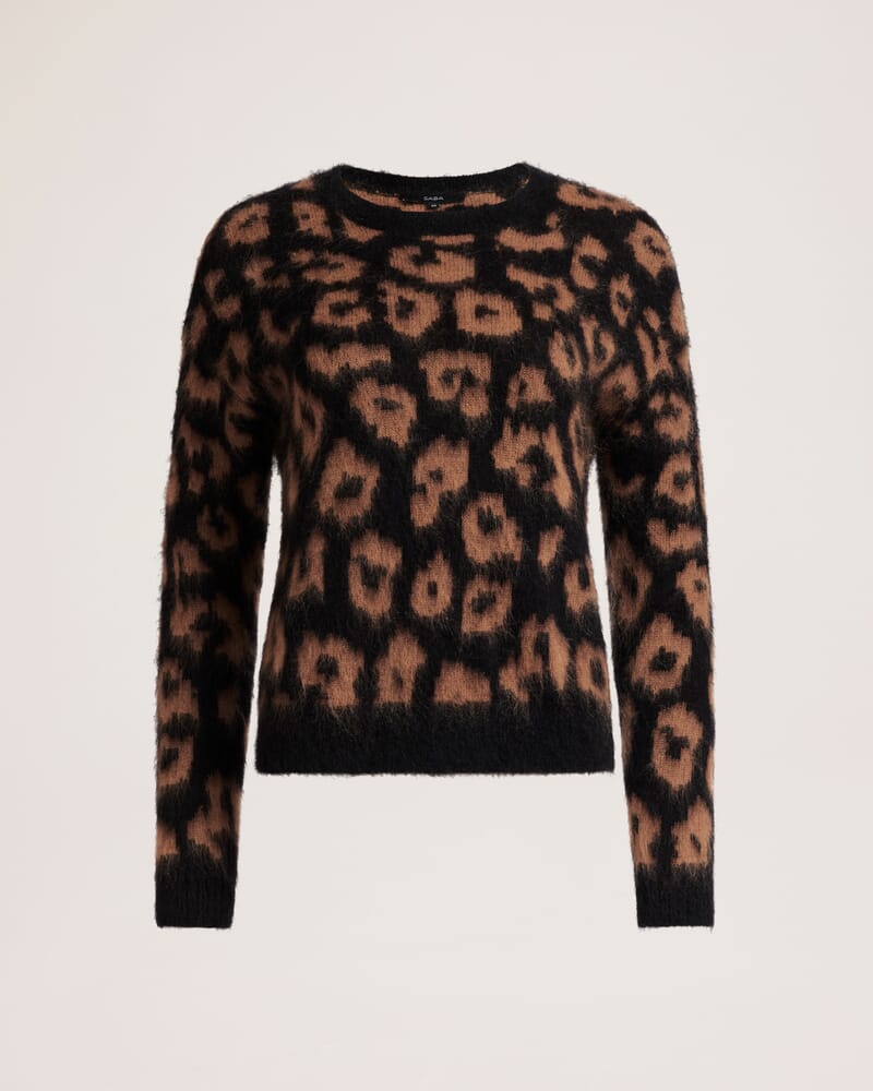 Minnie Mohair Animal Knit in MULTI