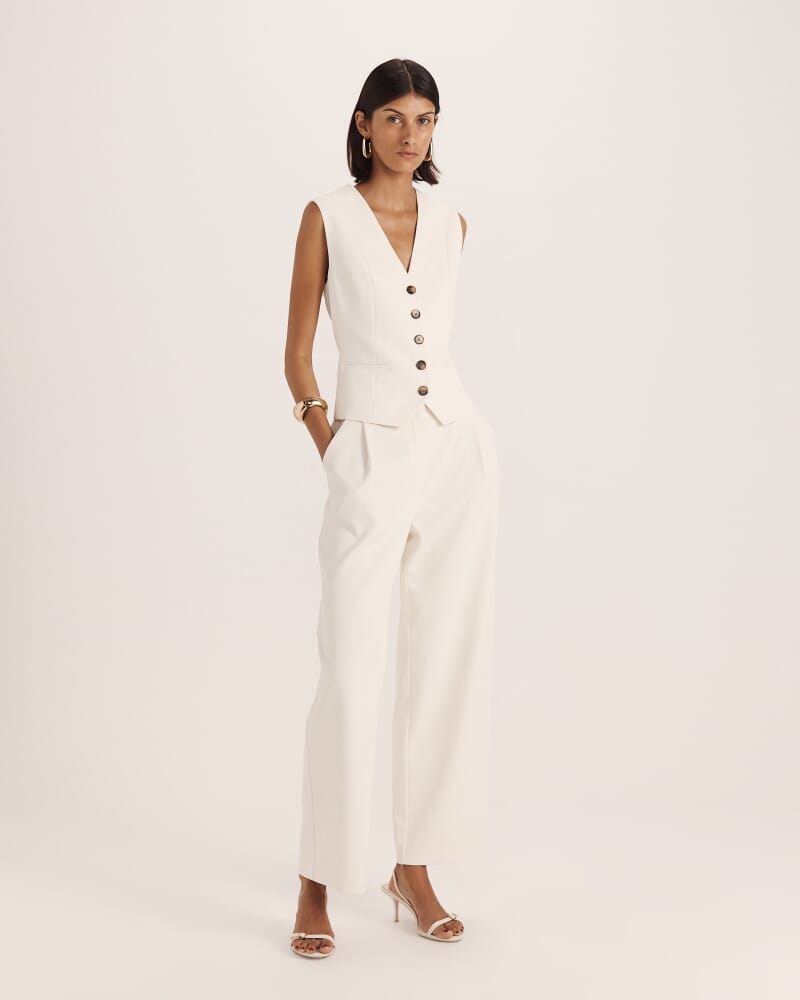 Dharma Barrel Leg Pant in MILK