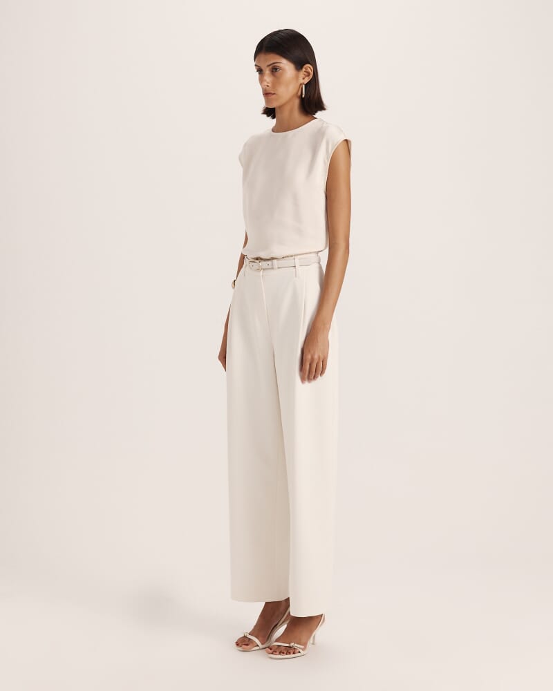 Dharma Barrel Leg Pant in MILK