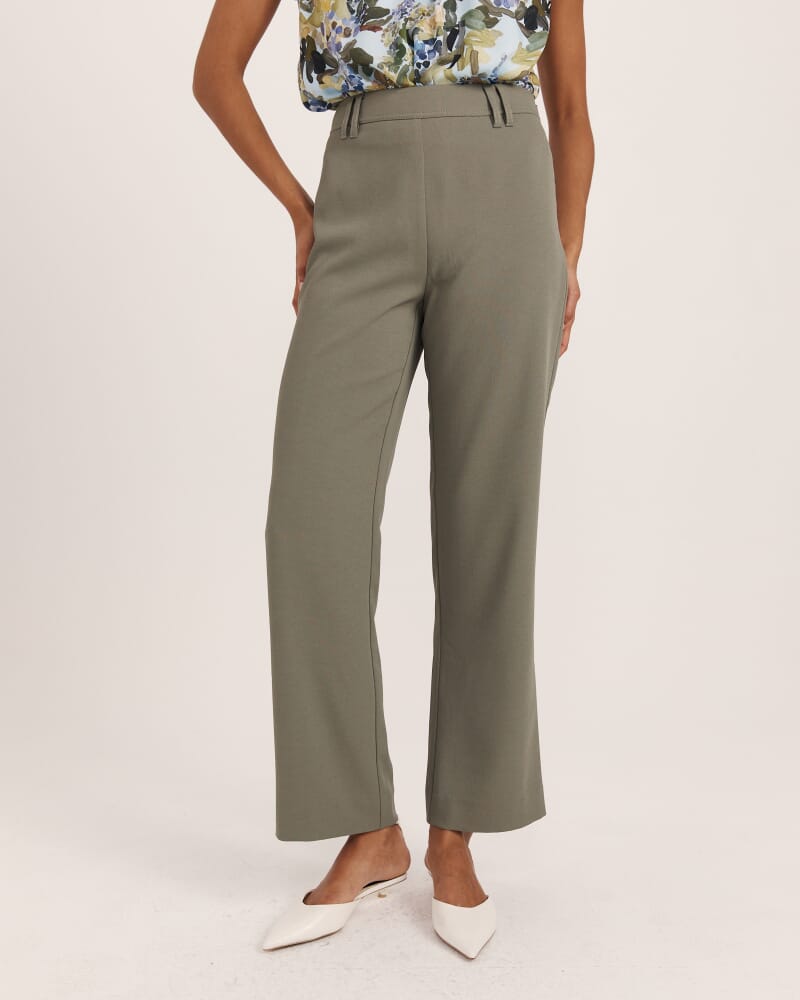 Dharma Slim Leg Pant in GREEN TEA
