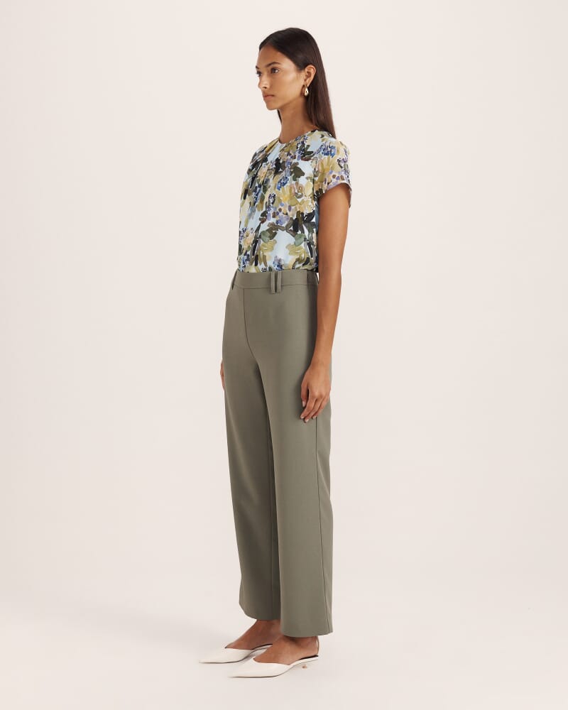 Dharma Slim Leg Pant in GREEN TEA