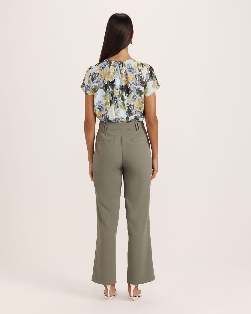 Dharma Slim Leg Pant in GREEN TEA