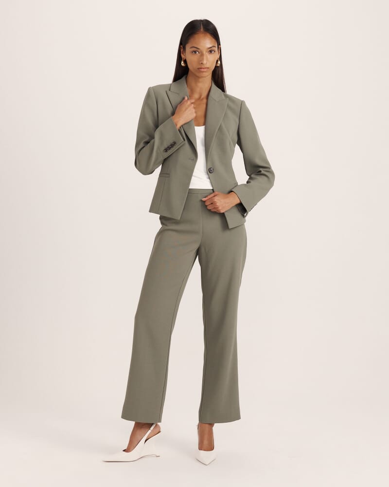 Dharma Slim Leg Pant in GREEN TEA