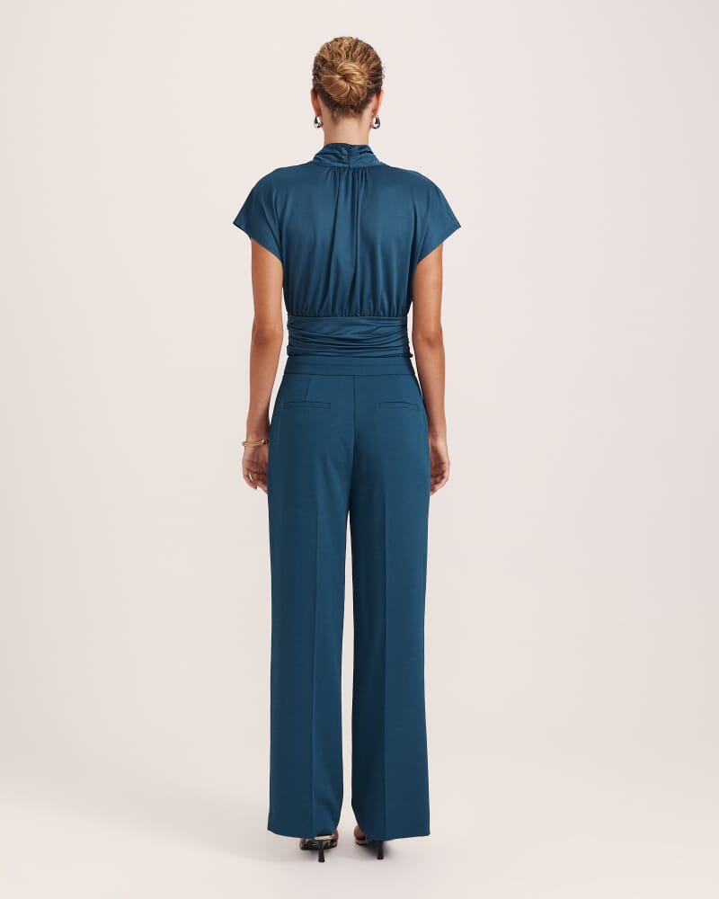 Dharma Pintuck Pant in PEACOCK