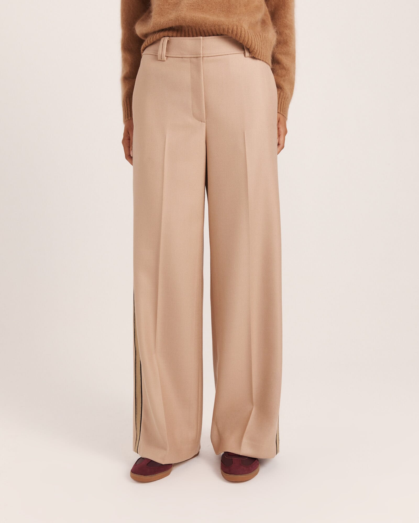 Prudence Wool Wide Leg Pant