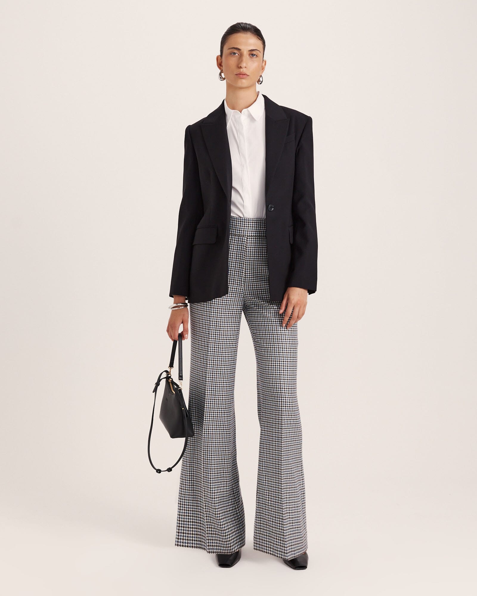 Prudence Wool Check Pant