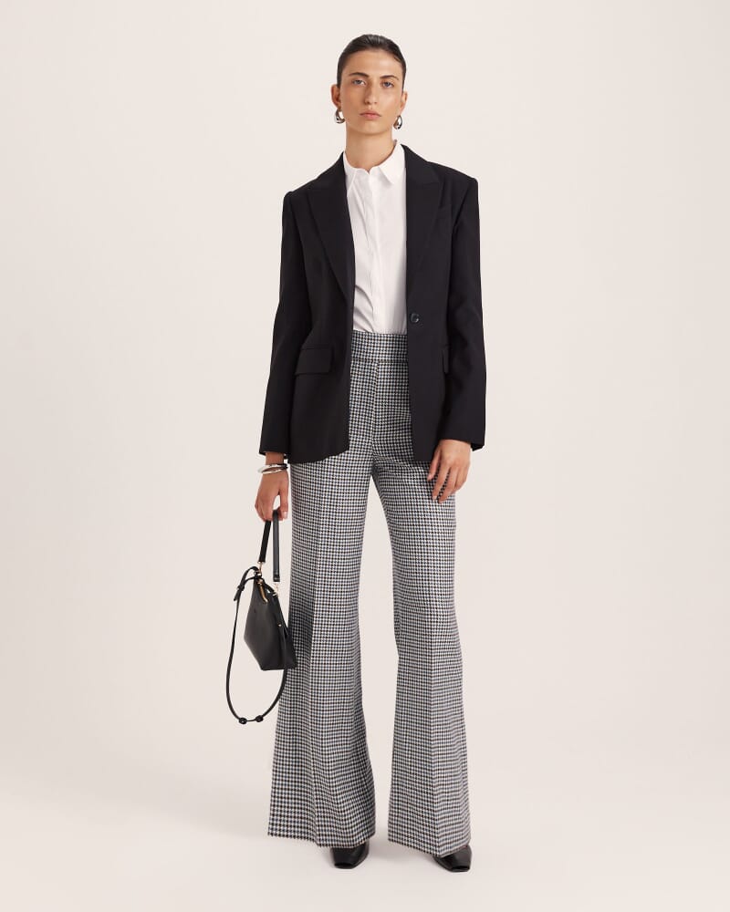 Prudence Wool Check Pant in MULTI