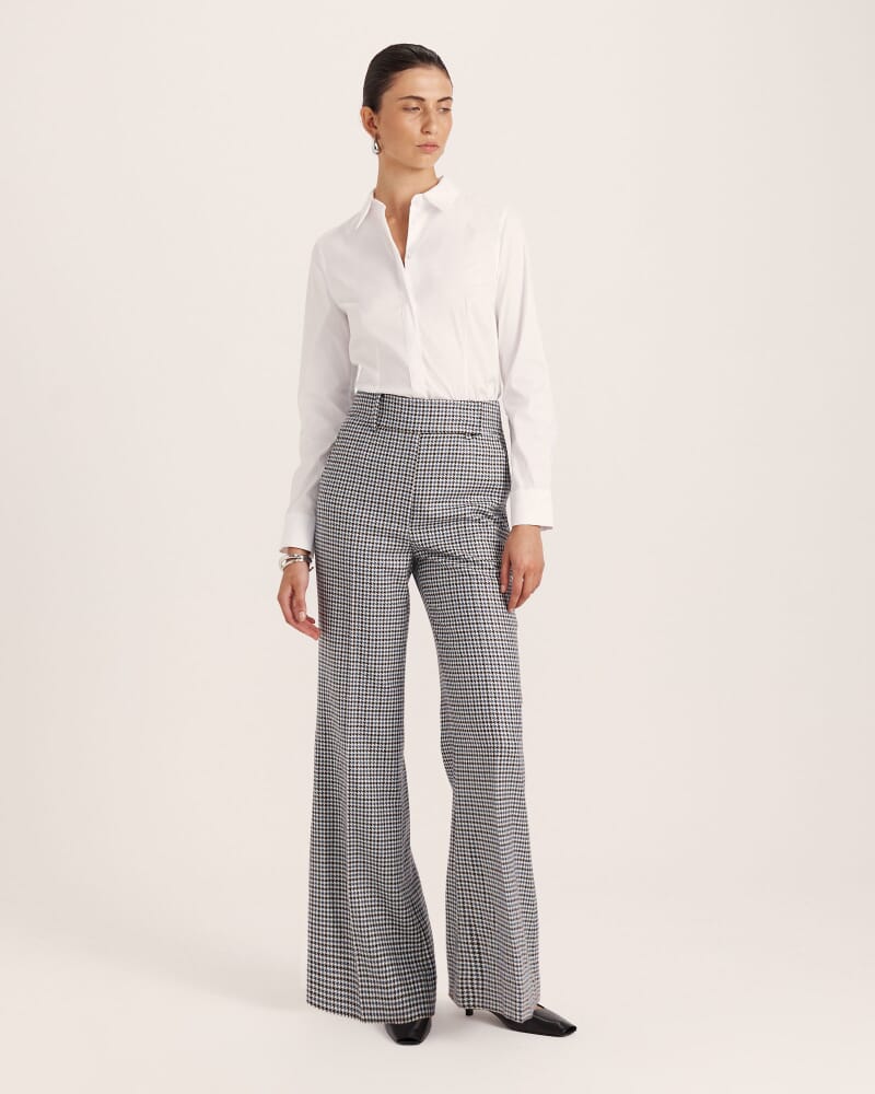 Prudence Wool Check Pant in MULTI