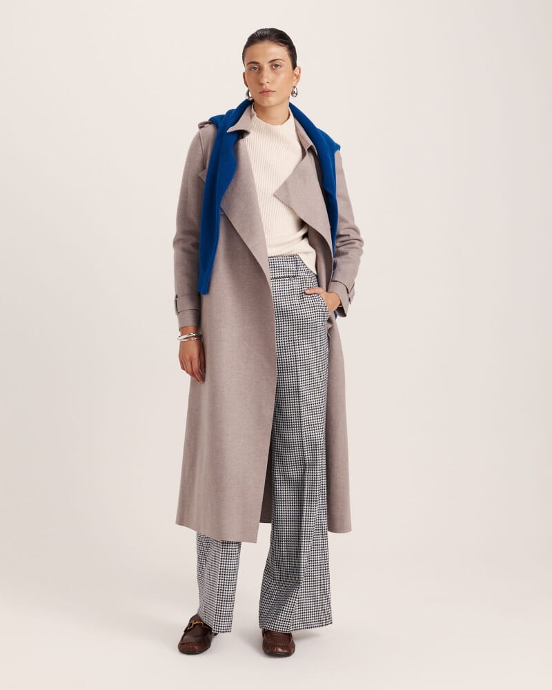 Prudence Wool Check Pant in MULTI