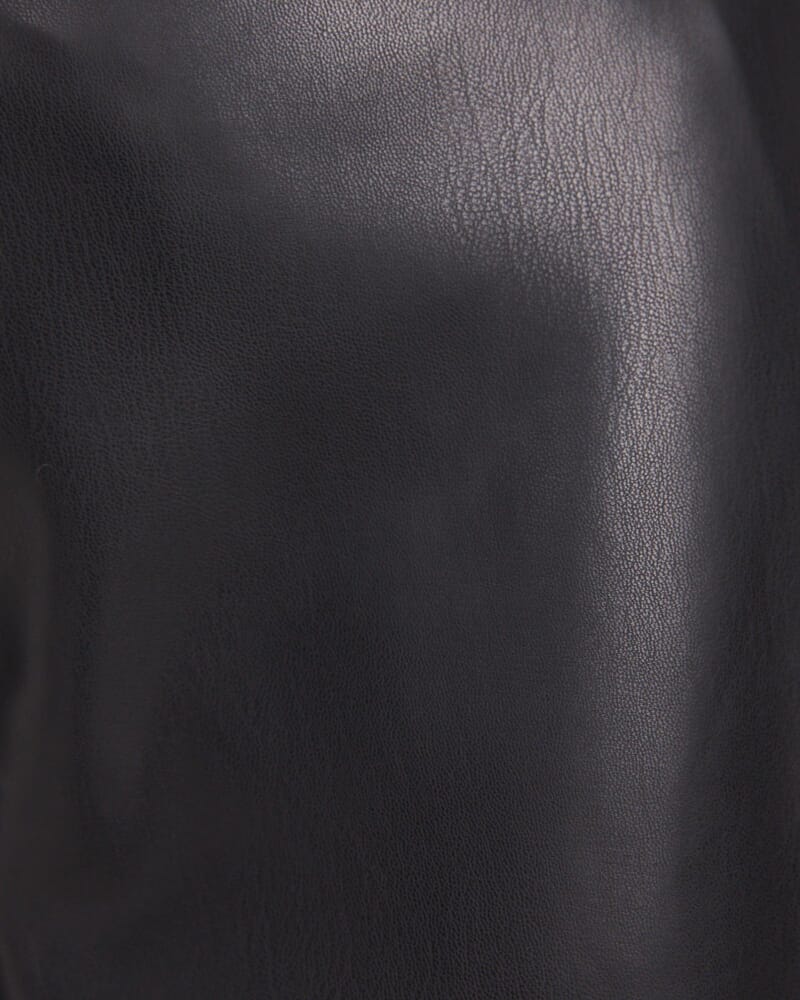 Viv Faux Leather Pant in BLACK