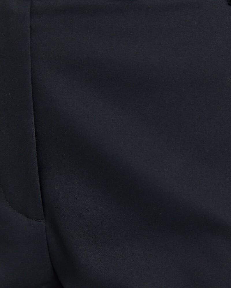 Tia Pintuck Slim Leg Pant in BLACK