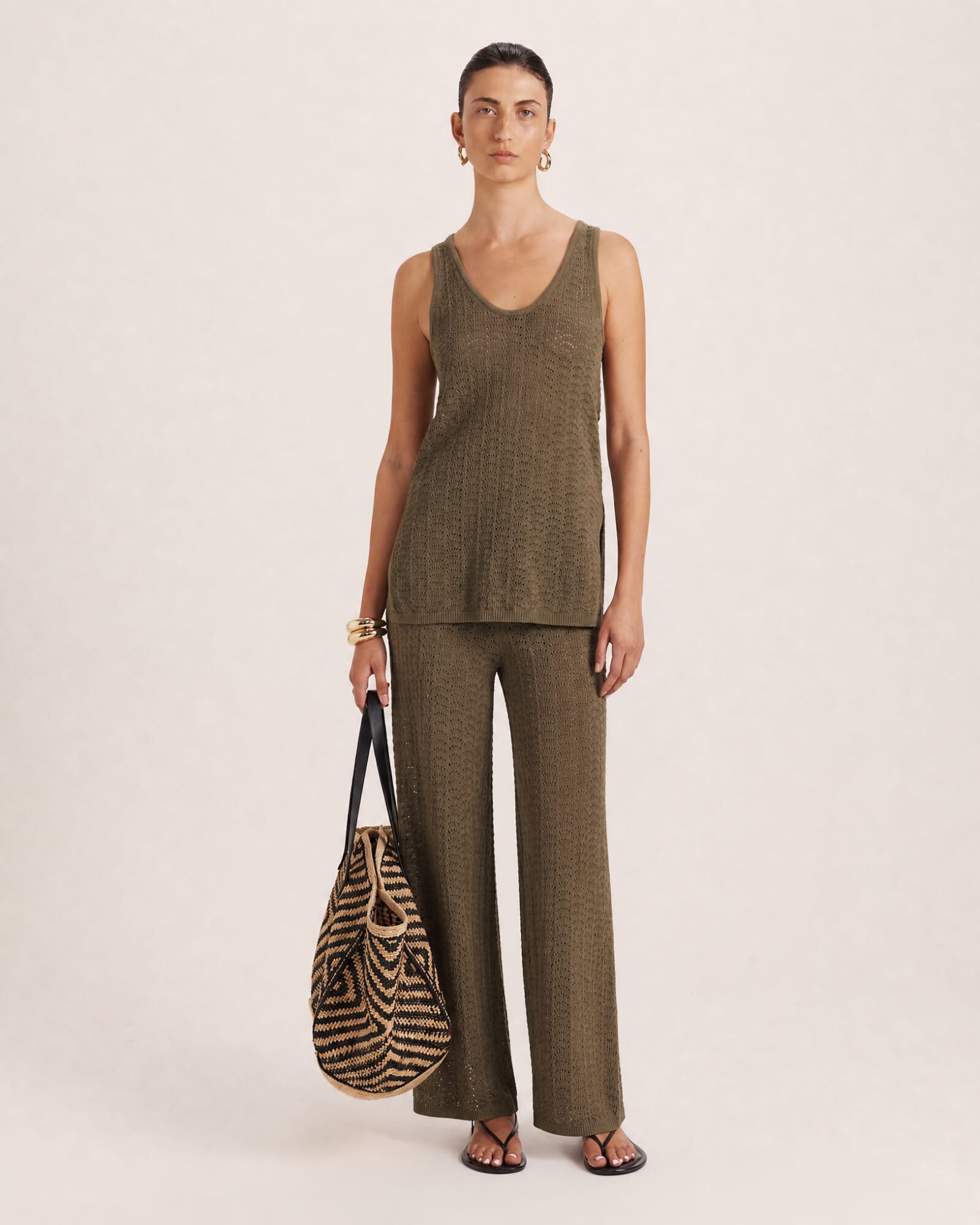 Prue Cotton Crochet Pant