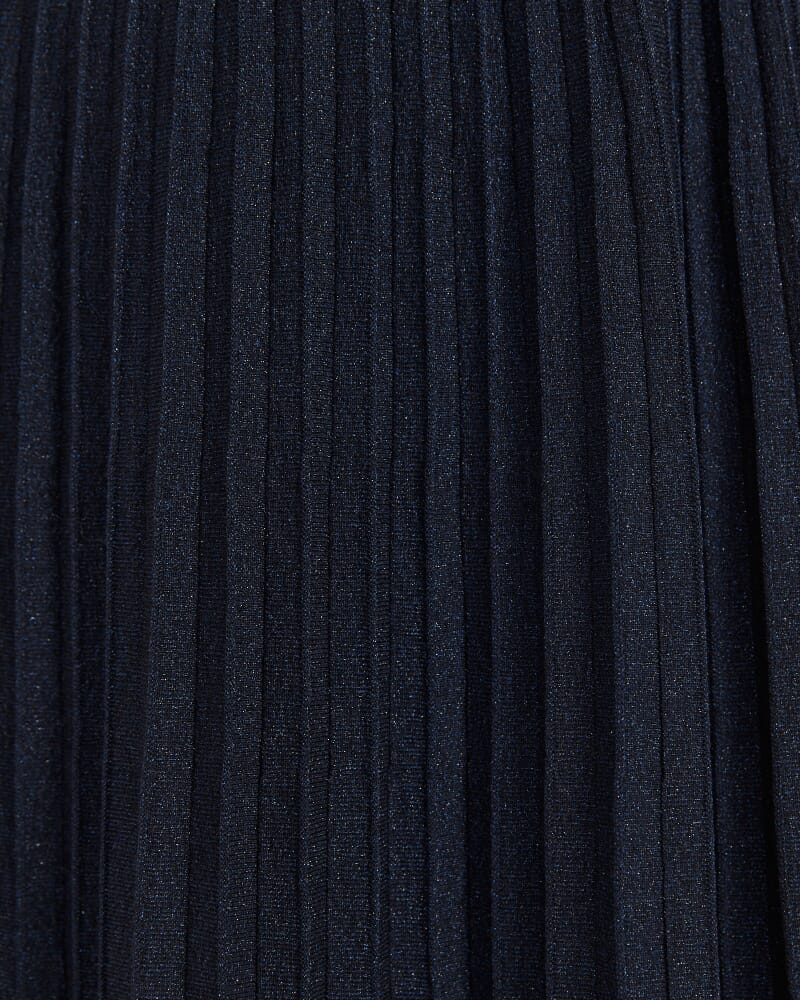 Mariya Sparkling Knit Skirt in FRENCH NAVY