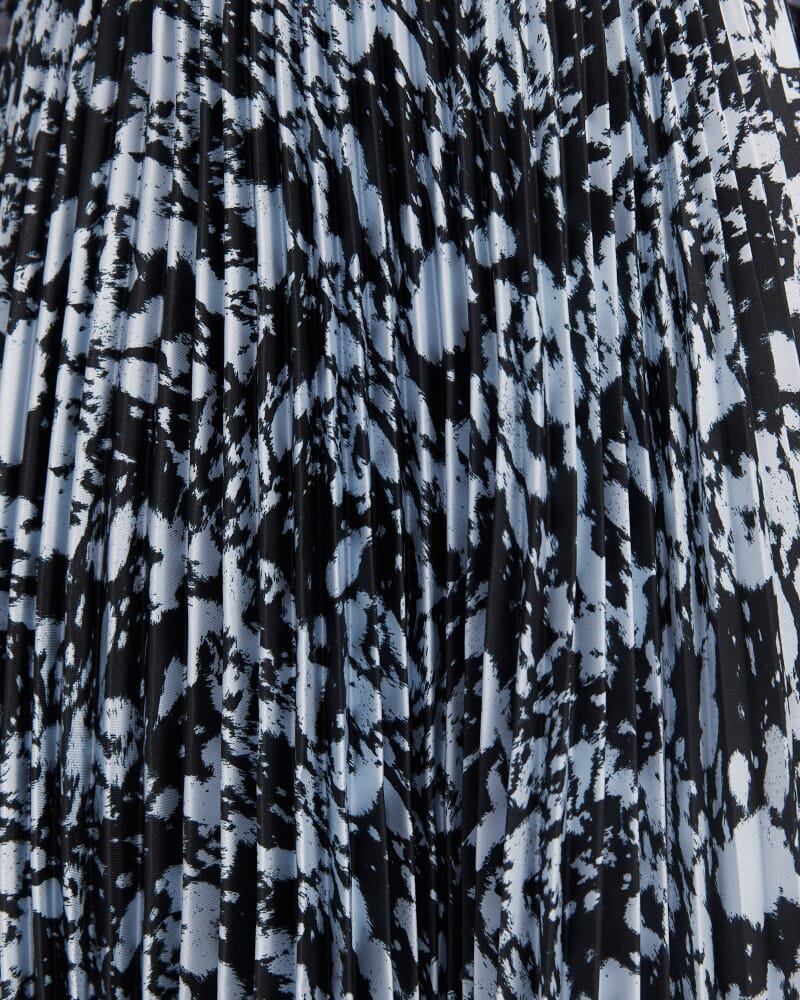 Truffle Pleated Midi Skirt in MULTI