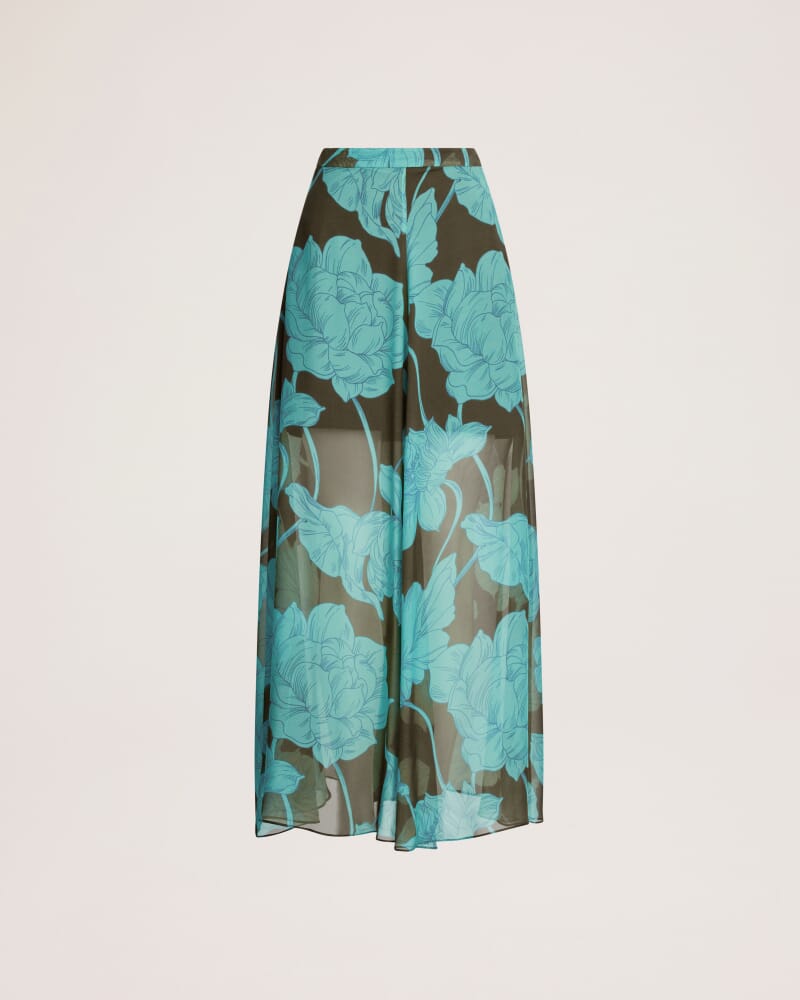 Verdisa Silk Maxi Skirt in MULTI