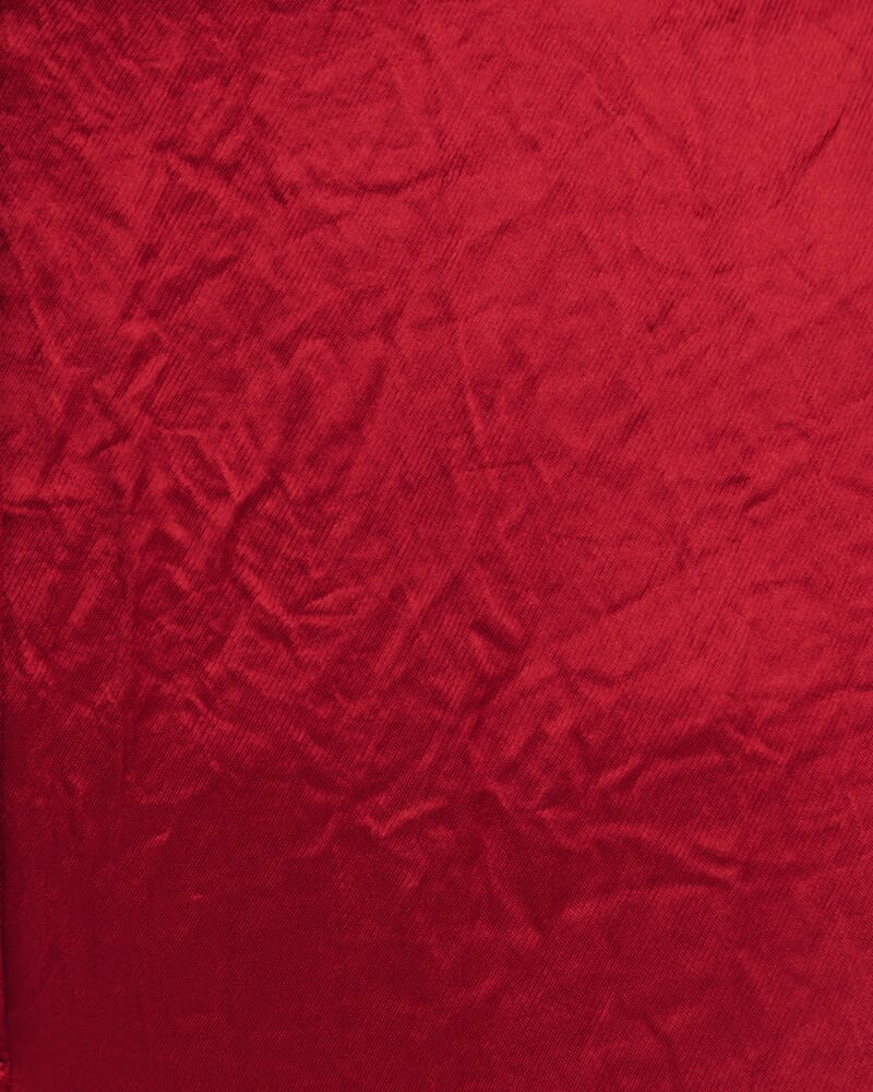 Ivana Crinkle Bias Tee in RUBY