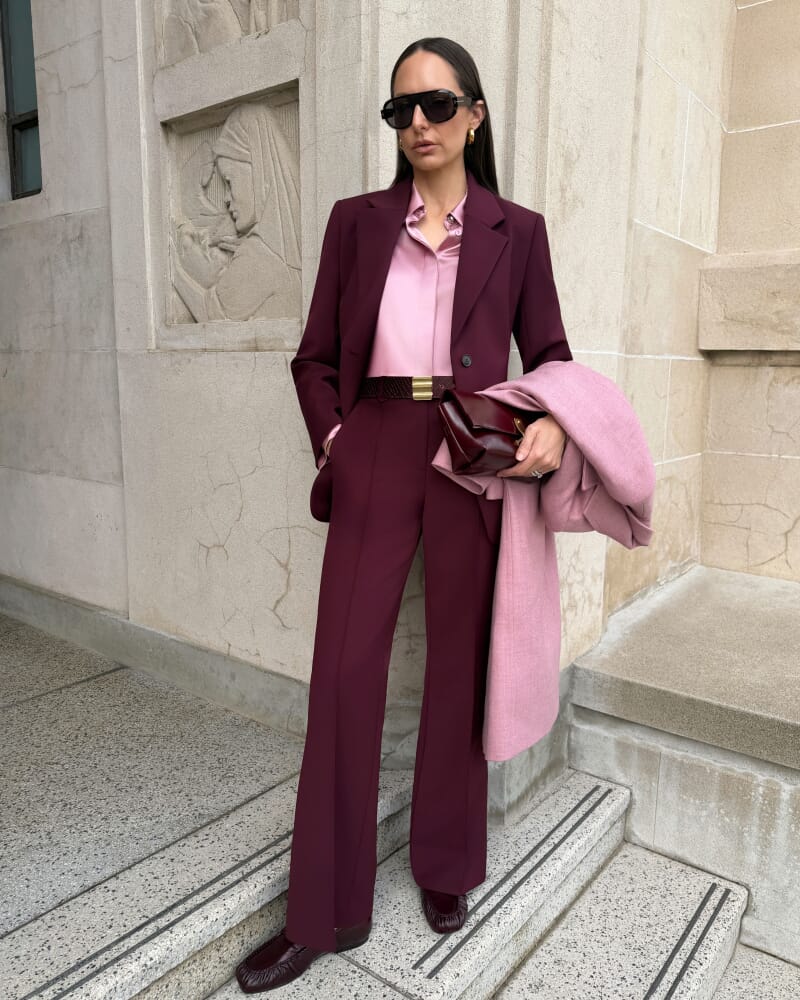 Sallee Satin Shirt in BLUSH