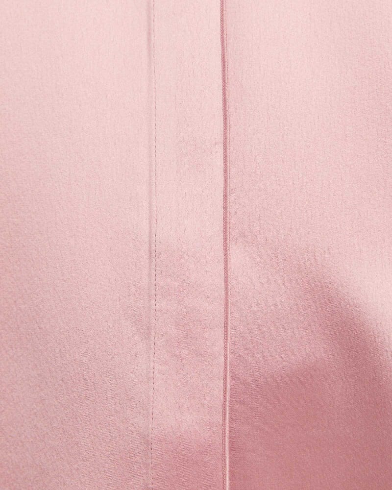 Sallee Satin Shirt in BLUSH