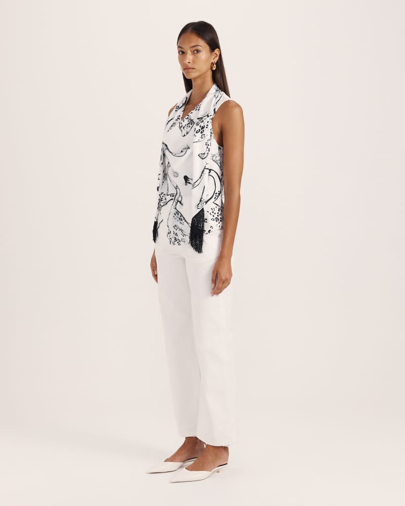 Jaggar Drape Top in MULTI