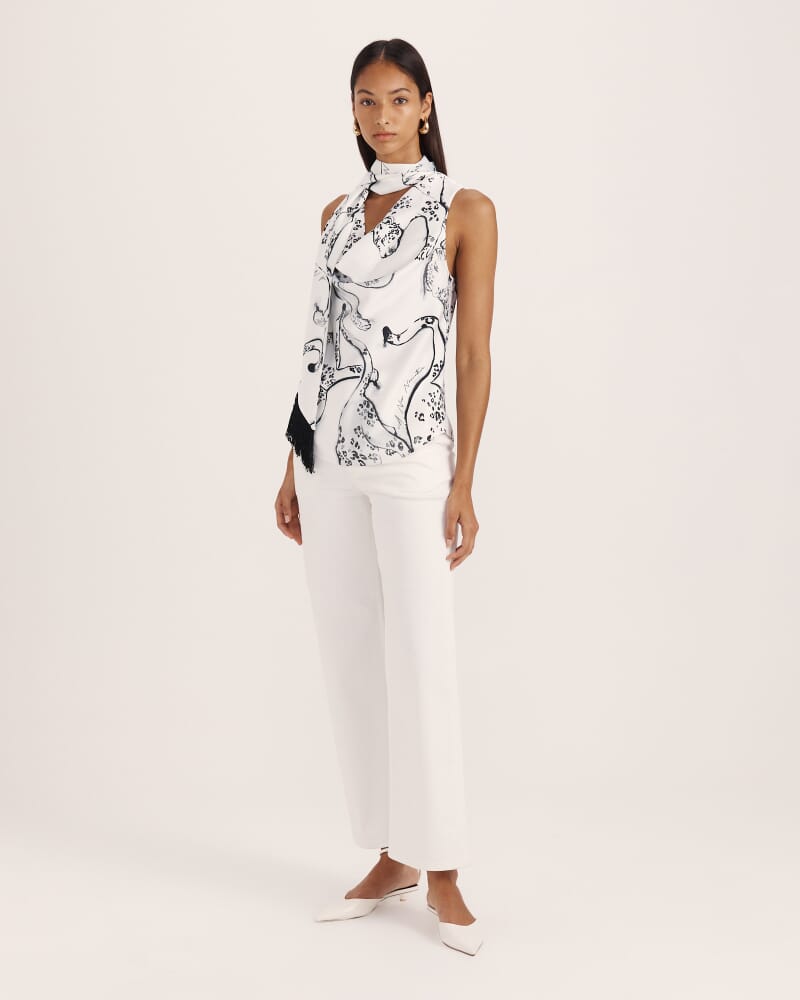 Jaggar Drape Top in MULTI