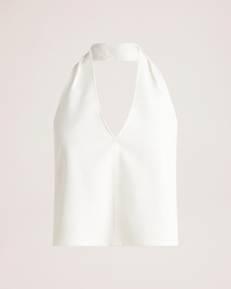 Dharma Halter Top in MILK