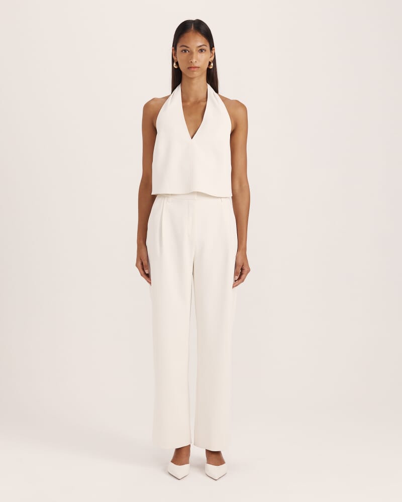 Dharma Halter Top in MILK