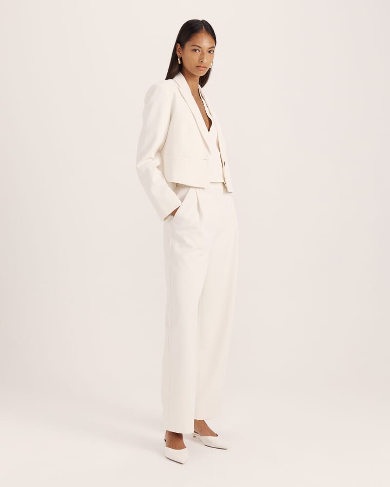 Dharma Halter Top in MILK