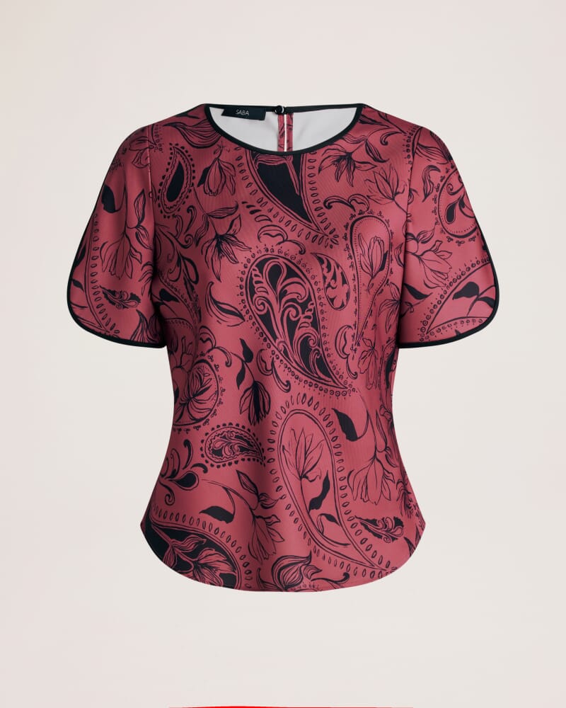 Lakewood Contrast Detail Top in MULTI