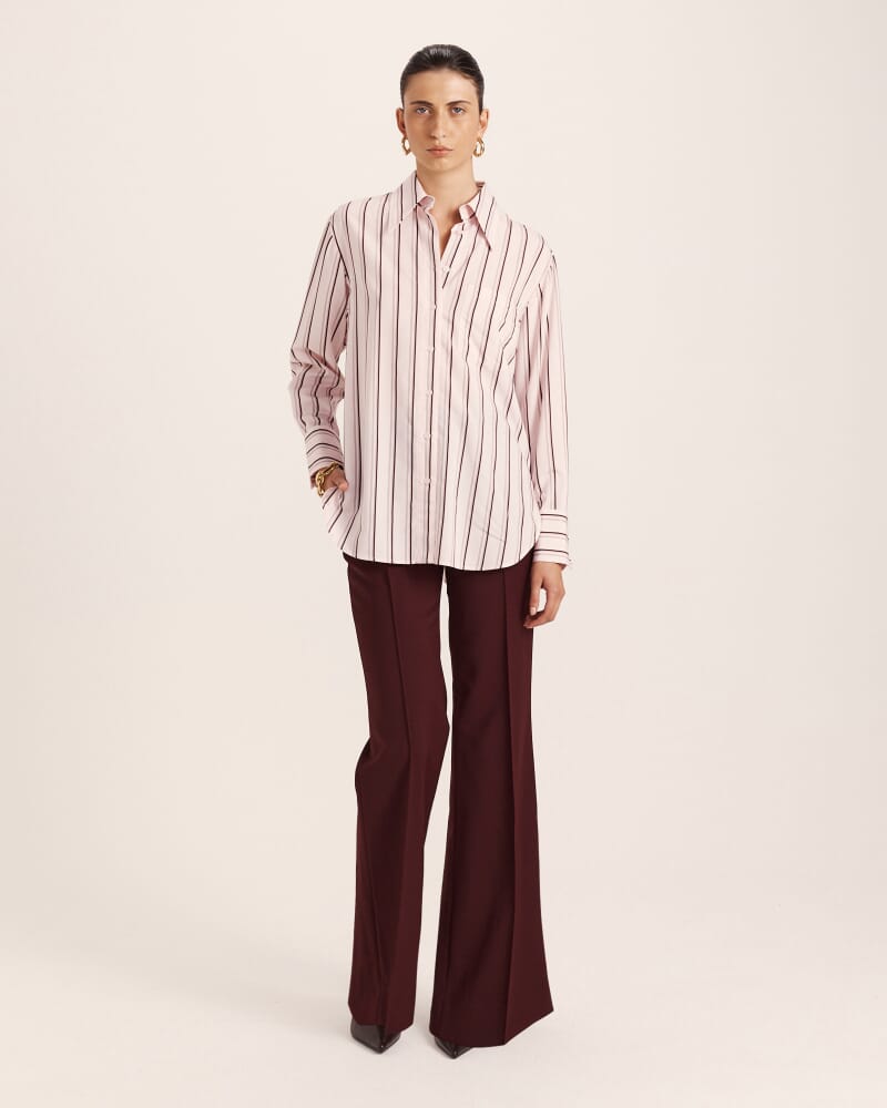 Millie Stripe Shirt in PINK MULTI