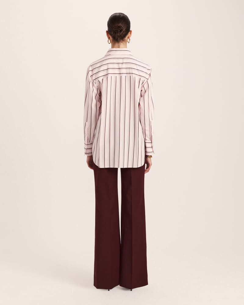 Millie Stripe Shirt in PINK MULTI